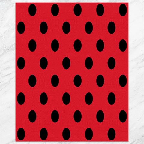 Polka Dots 10.95 x13.48  Canvas - 1
