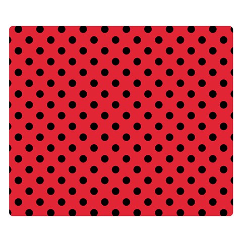 Polka Dots 50 x40  Blanket Front