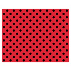 Polka Dots 60 x50  Blanket Back