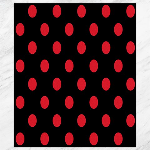 Polka Dots 8.15 x9.66  Canvas - 1