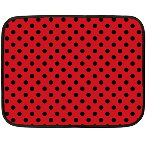 Polka Dots 35 x27  Blanket Front