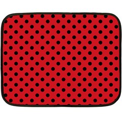 Polka Dots 35 x27  Blanket Back