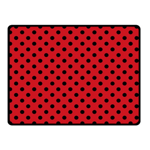 Polka Dots 45 x34  Blanket Front