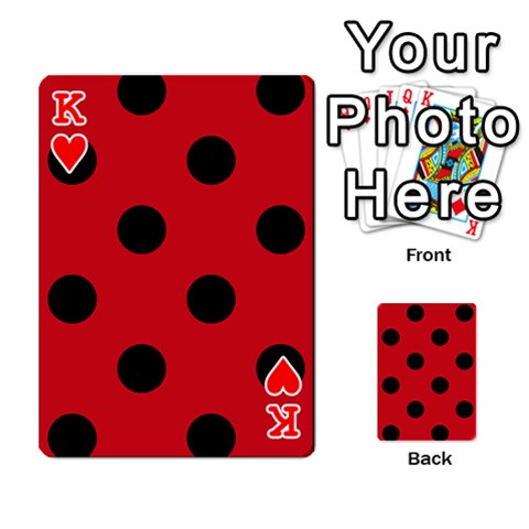 King Polka Dots Front - HeartK