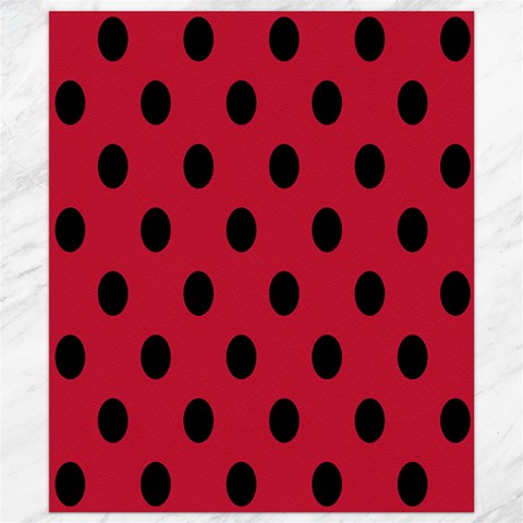 Polka Dots 8.15 x9.66  Canvas - 1