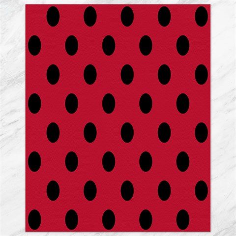 Polka Dots 10.95 x13.48  Canvas - 1