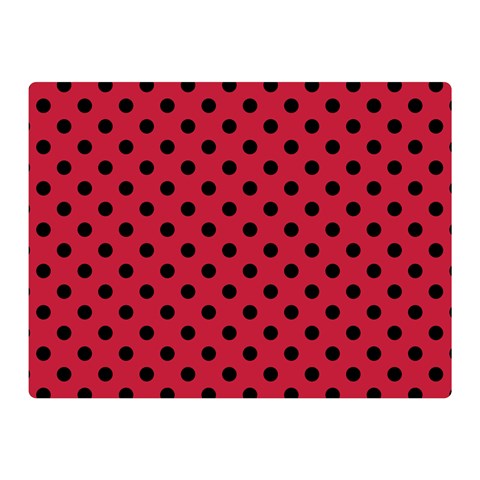 Polka Dots 35 x27  Blanket Front