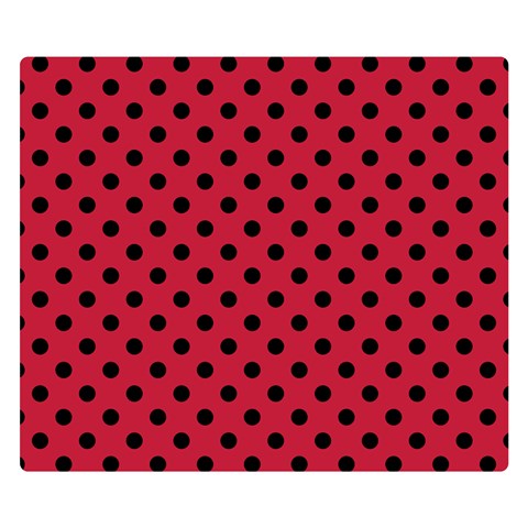 Polka Dots 50 x40  Blanket Back
