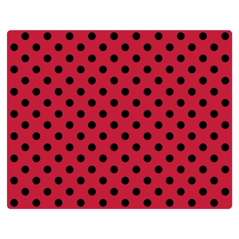 Polka Dots 60 x50  Blanket Front
