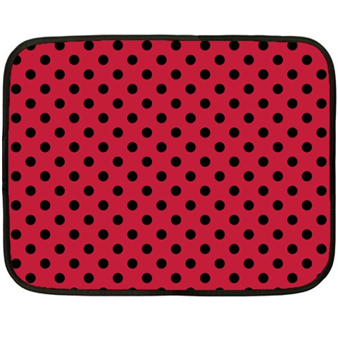 Polka Dots 35 x27  Blanket Front