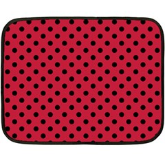 Polka Dots 35 x27  Blanket Back