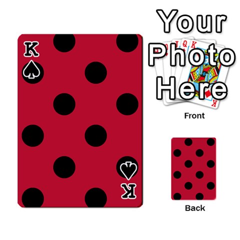King Polka Dots Front - SpadeK