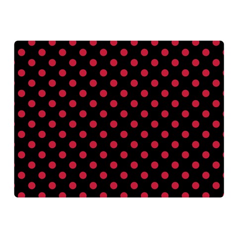 Polka Dots 35 x27  Blanket Front