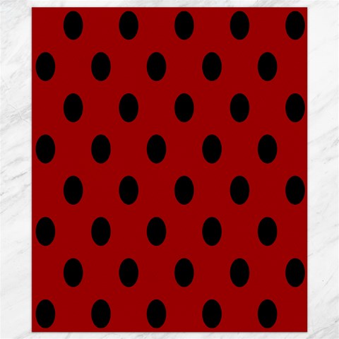 Polka Dots 8.15 x9.66  Canvas - 1