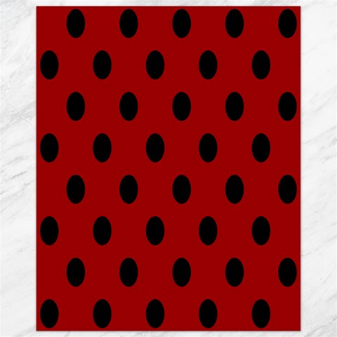 Polka Dots 10.95 x13.48  Canvas - 1