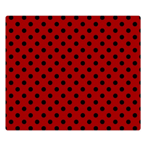 Polka Dots 50 x40  Blanket Back