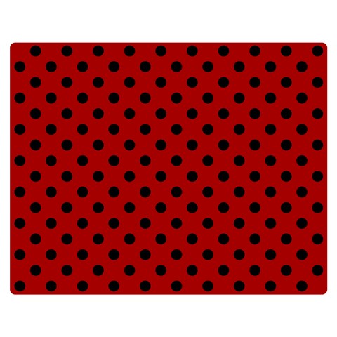 Polka Dots 60 x50  Blanket Front