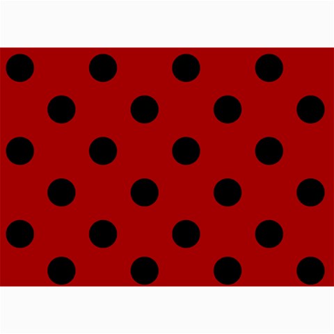 Polka Dots 7 x5  Photo Card - 2