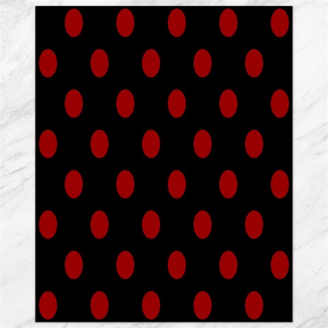 Polka Dots 10.95 x13.48  Canvas - 1
