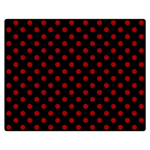 Polka Dots 60 x50  Blanket Back