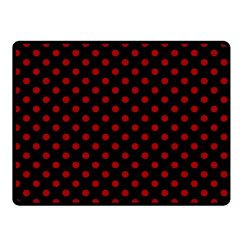 Polka Dots 45 x34  Blanket Back
