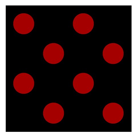 Polka Dots 3.75 x3.75  Memopad