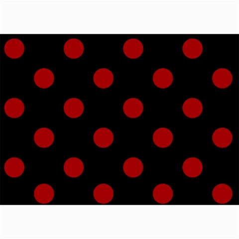 Polka Dots 7 x5  Photo Card - 2