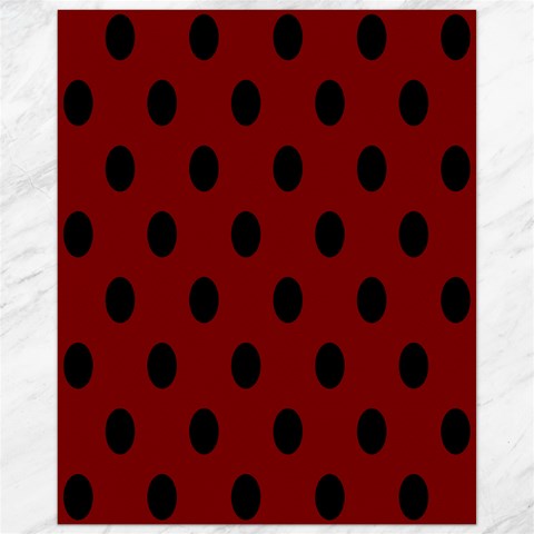 Polka Dots 10.95 x13.48  Canvas - 1