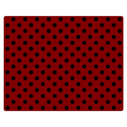 Polka Dots 60 x50  Blanket Back
