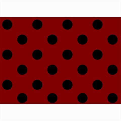 Polka Dots 7 x5  Photo Card - 1