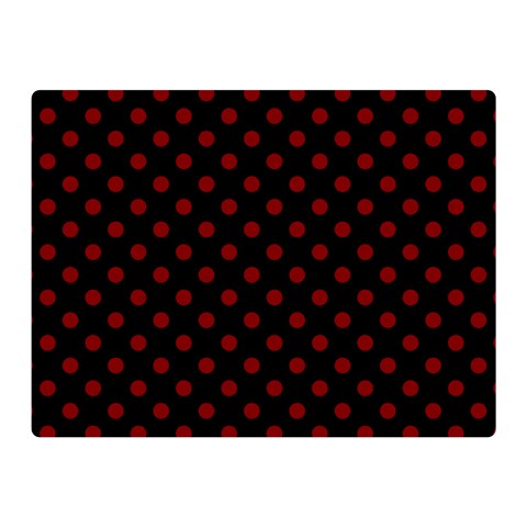 Polka Dots 35 x27  Blanket Back