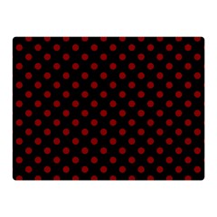 Polka Dots 35 x27  Blanket Back