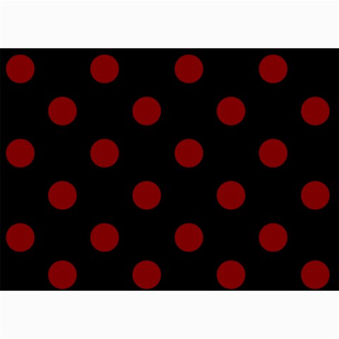 Polka Dots 7 x5  Photo Card - 1
