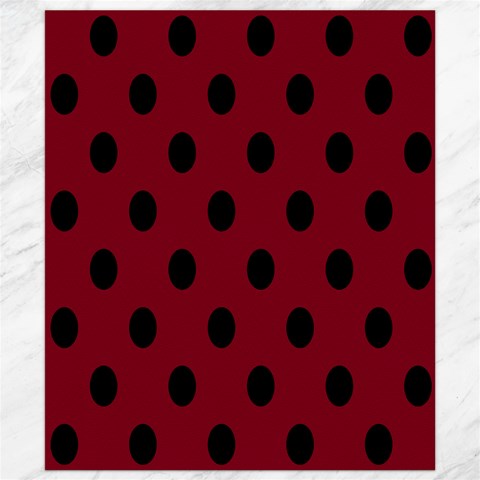 Polka Dots 8.15 x9.66  Canvas - 1