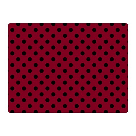 Polka Dots 35 x27  Blanket Back