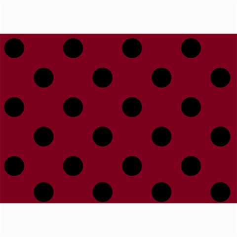 Polka Dots 7 x5  Photo Card - 2
