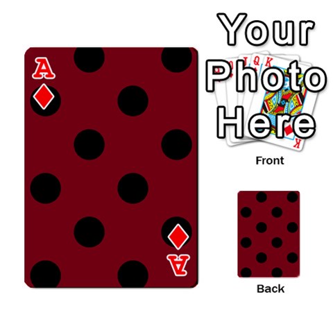Ace Polka Dots Front - DiamondA
