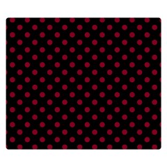 Polka Dots 50 x40  Blanket Back