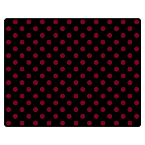 Polka Dots 60 x50  Blanket Front