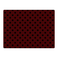 Polka Dots 35 x27  Blanket Back