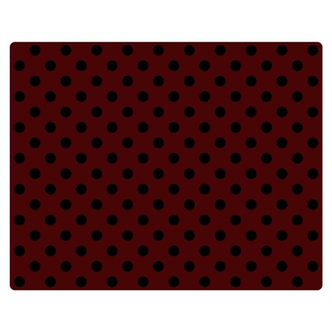 Polka Dots 60 x50  Blanket Back