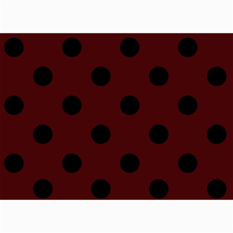 Polka Dots 7 x5  Photo Card - 2