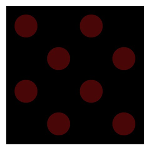 Polka Dots 3.75 x3.75  Memopad