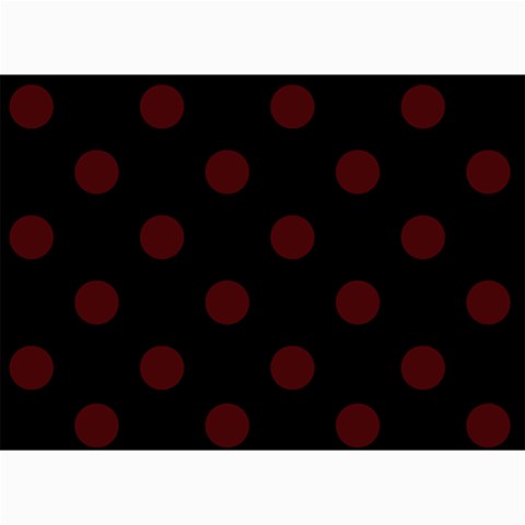 Polka Dots 7 x5  Photo Card - 2