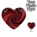 Elegant red twist Playing Cards 54 (Heart) 