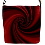 Elegant red twist Flap Messenger Bag (S)