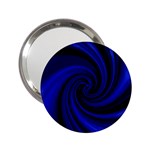 Blue decorative twist 2.25  Handbag Mirrors