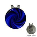 Blue decorative twist Hat Clips with Golf Markers