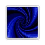 Blue decorative twist Memory Card Reader (Square) 