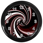 Decorative twist Wall Clocks (Black)